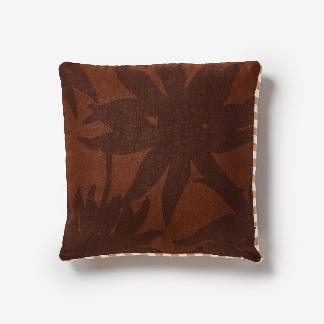 Fleur Chocolate Cushion