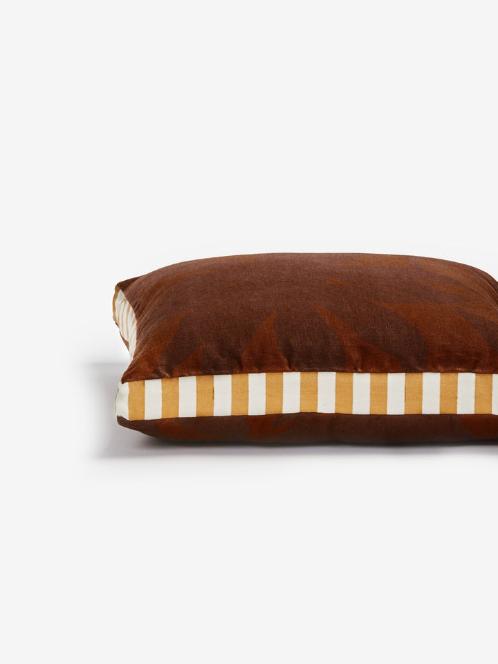 Fleur Chocolate Cushion