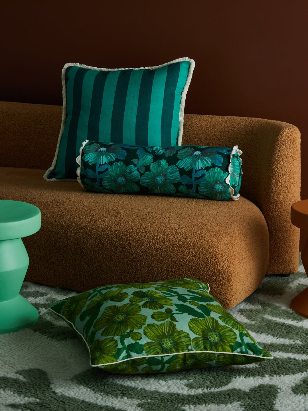 Woodland Emerald Bolster