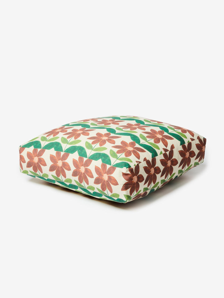 Shasta Daisy Multi Pouffe