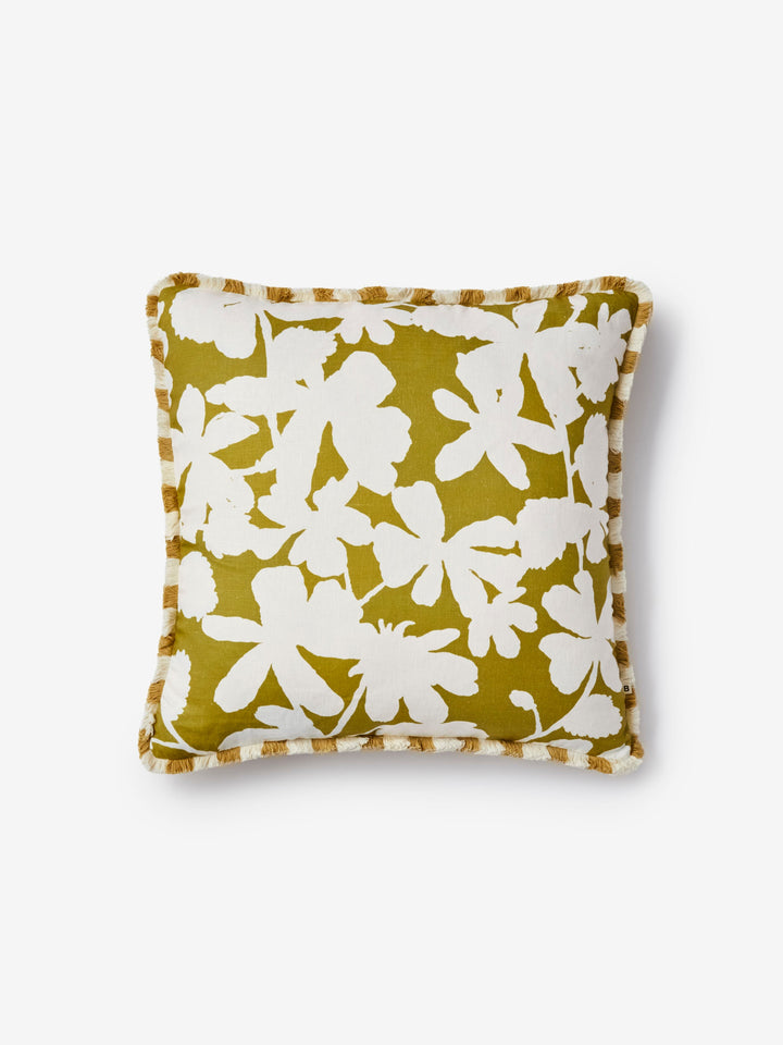 Letta Mustard Linen Cushion