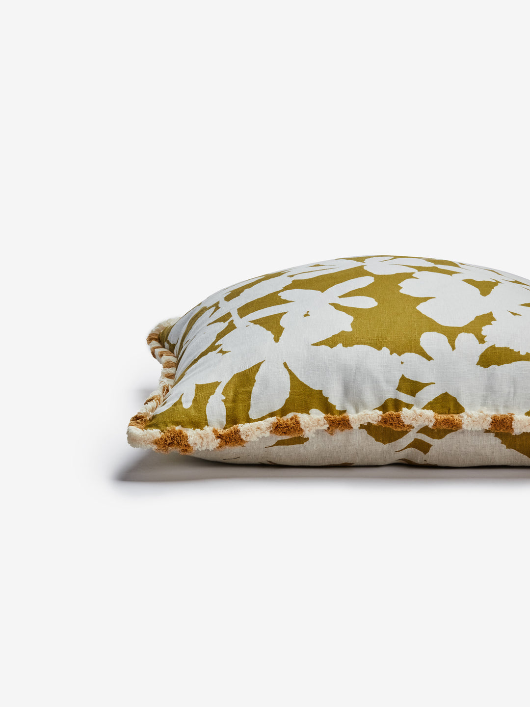 Letta Mustard Linen Cushion