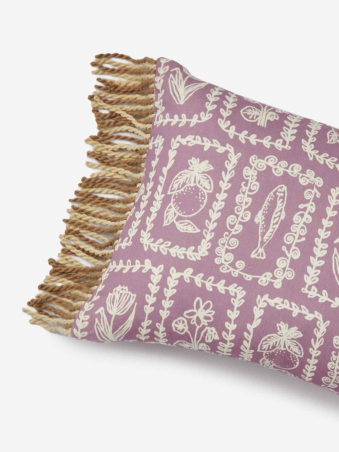 Petra Lilac Linen Cushion