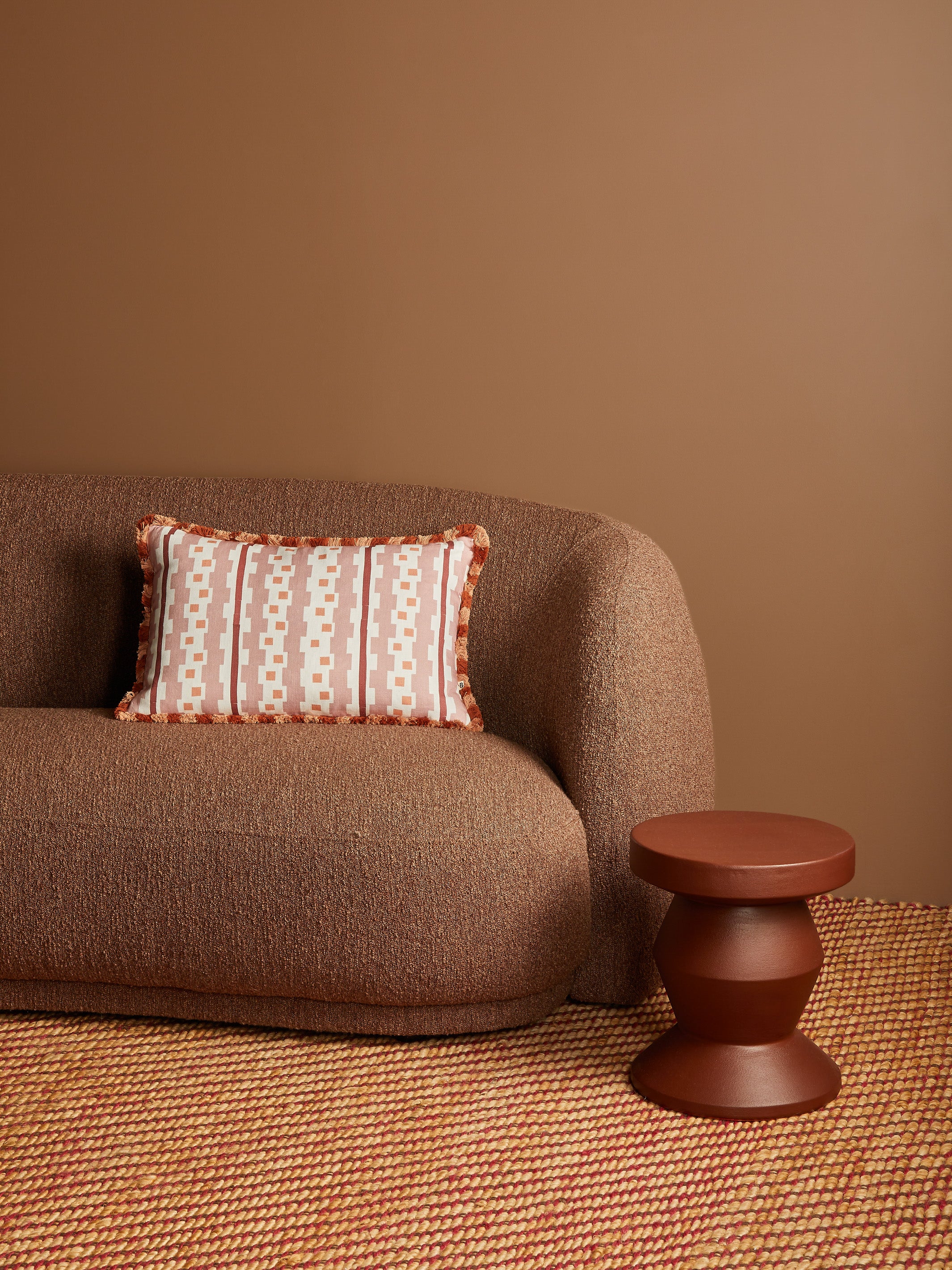 Bauhaus Buff Linen Cushion