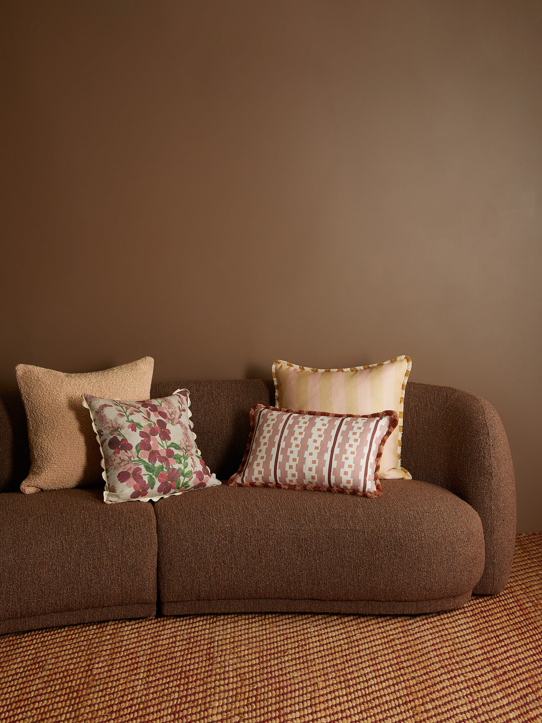 Bauhaus Buff Linen Cushion