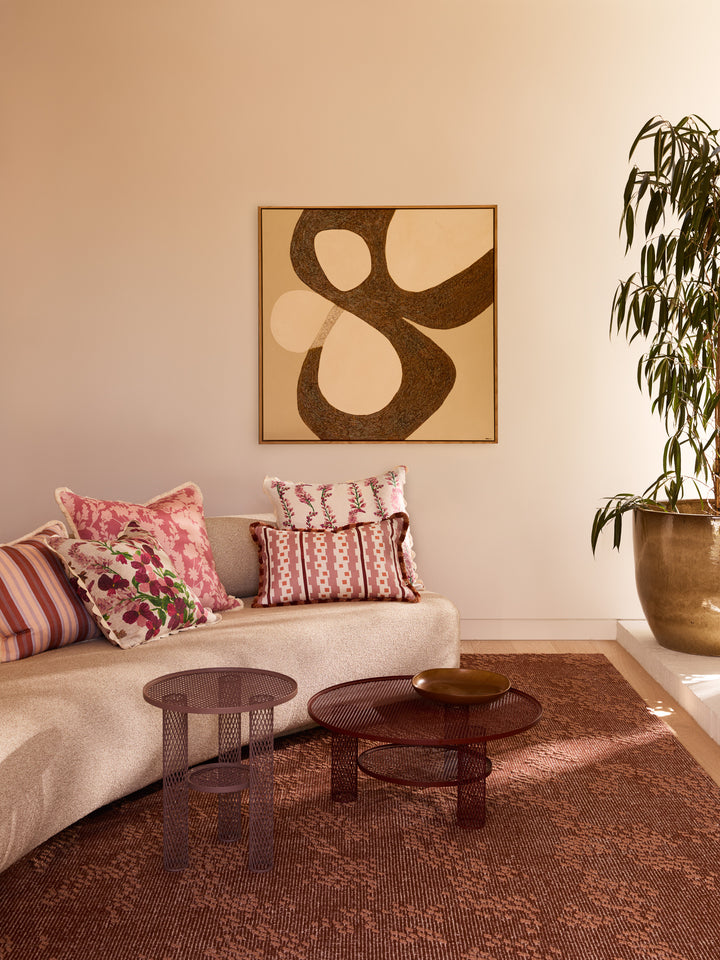 Bauhaus Buff Linen Cushion