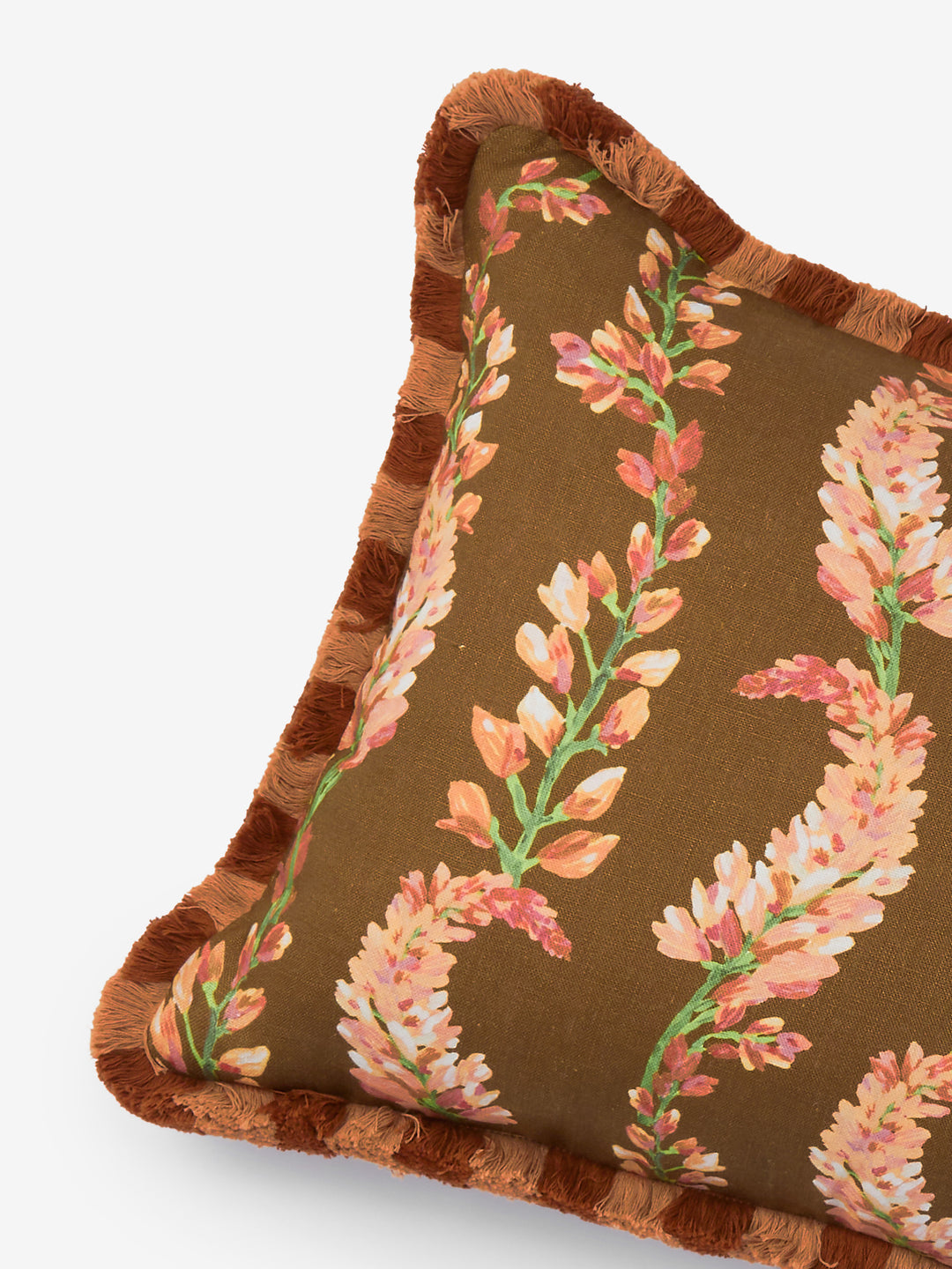 Penny Brown Linen Cushion