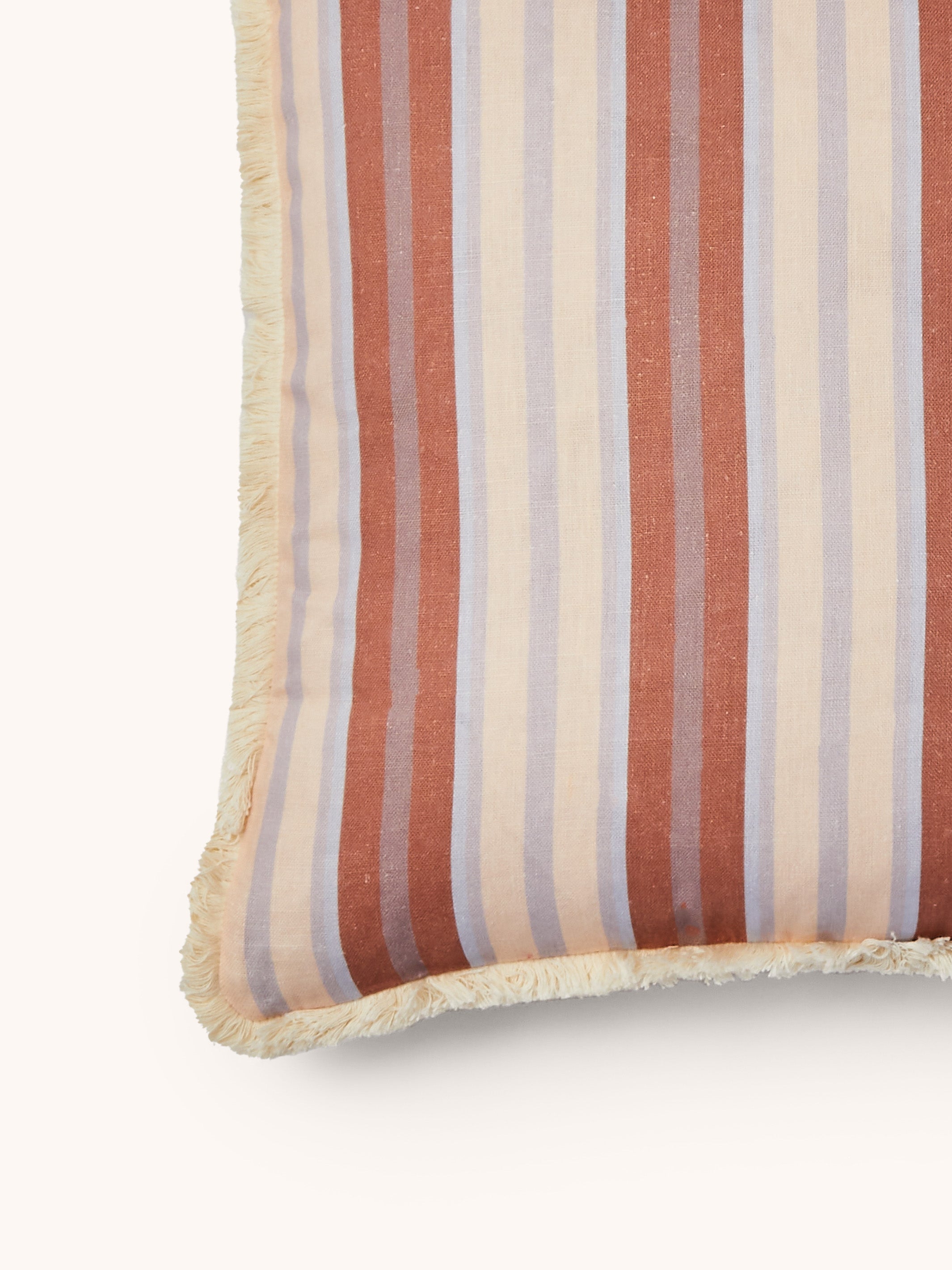 Suiting Stripe Coralie Linen Cushion