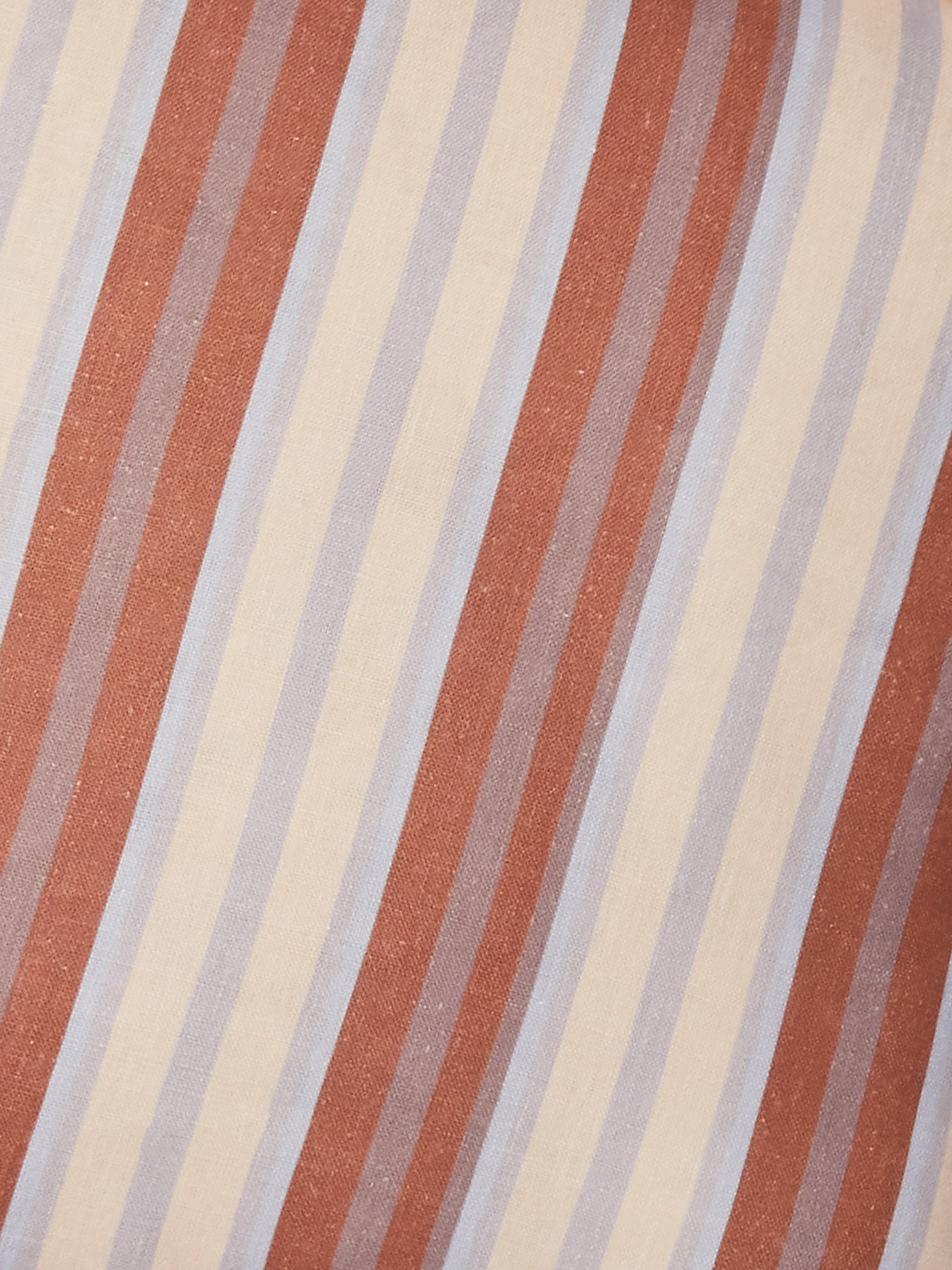 Suiting Stripe Coralie Linen Cushion