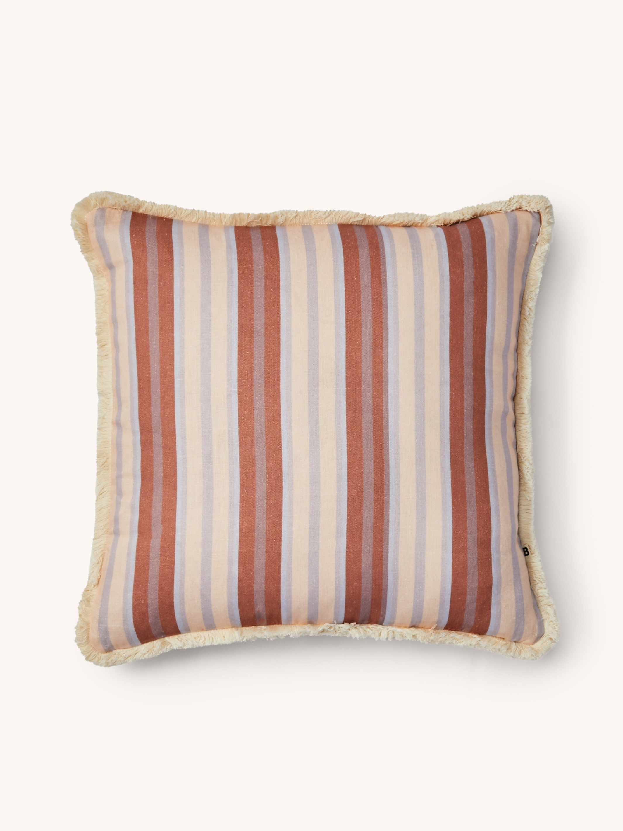 Suiting Stripe Coralie Linen Cushion