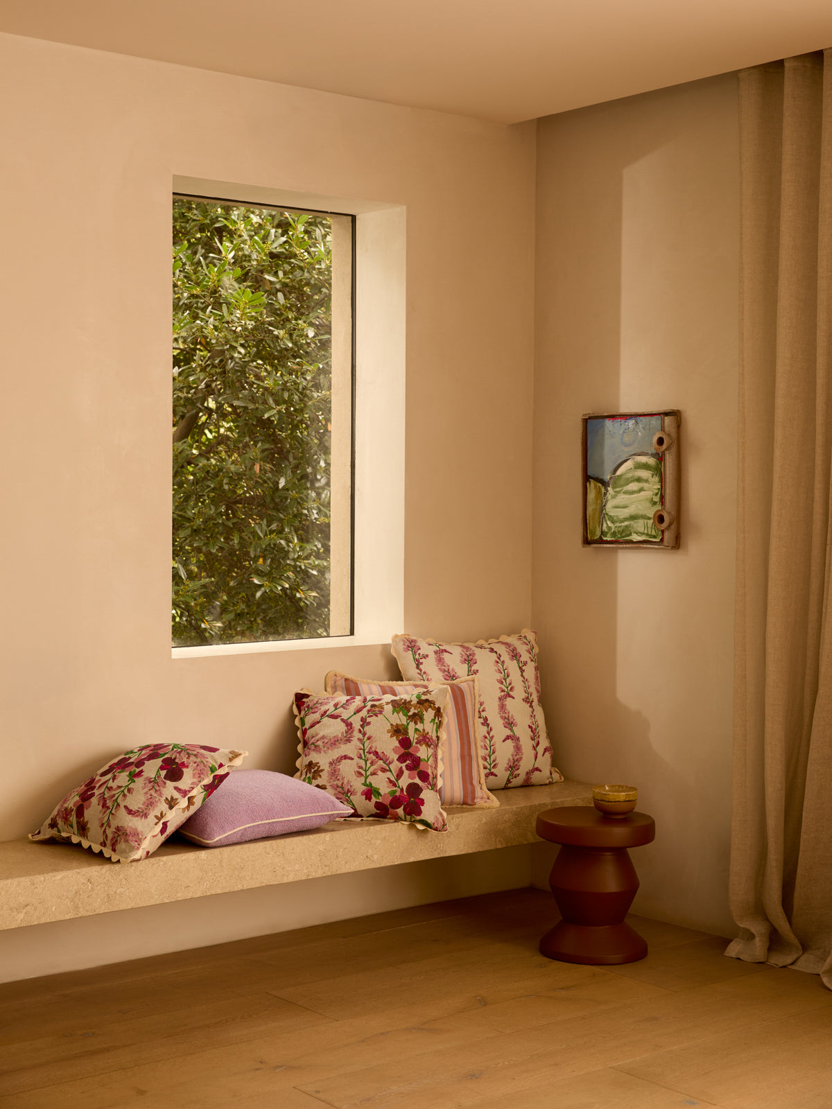 Lupin Multi Linen Cushion