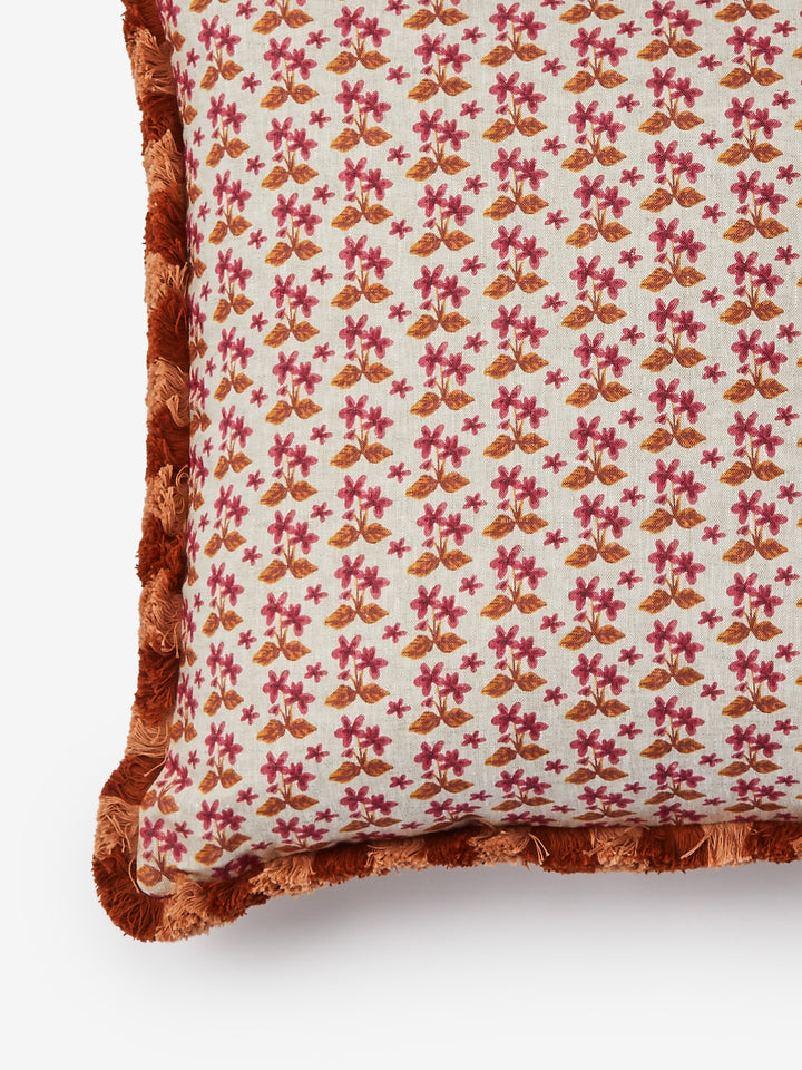 Petit Madeline Pink Linen Cushion