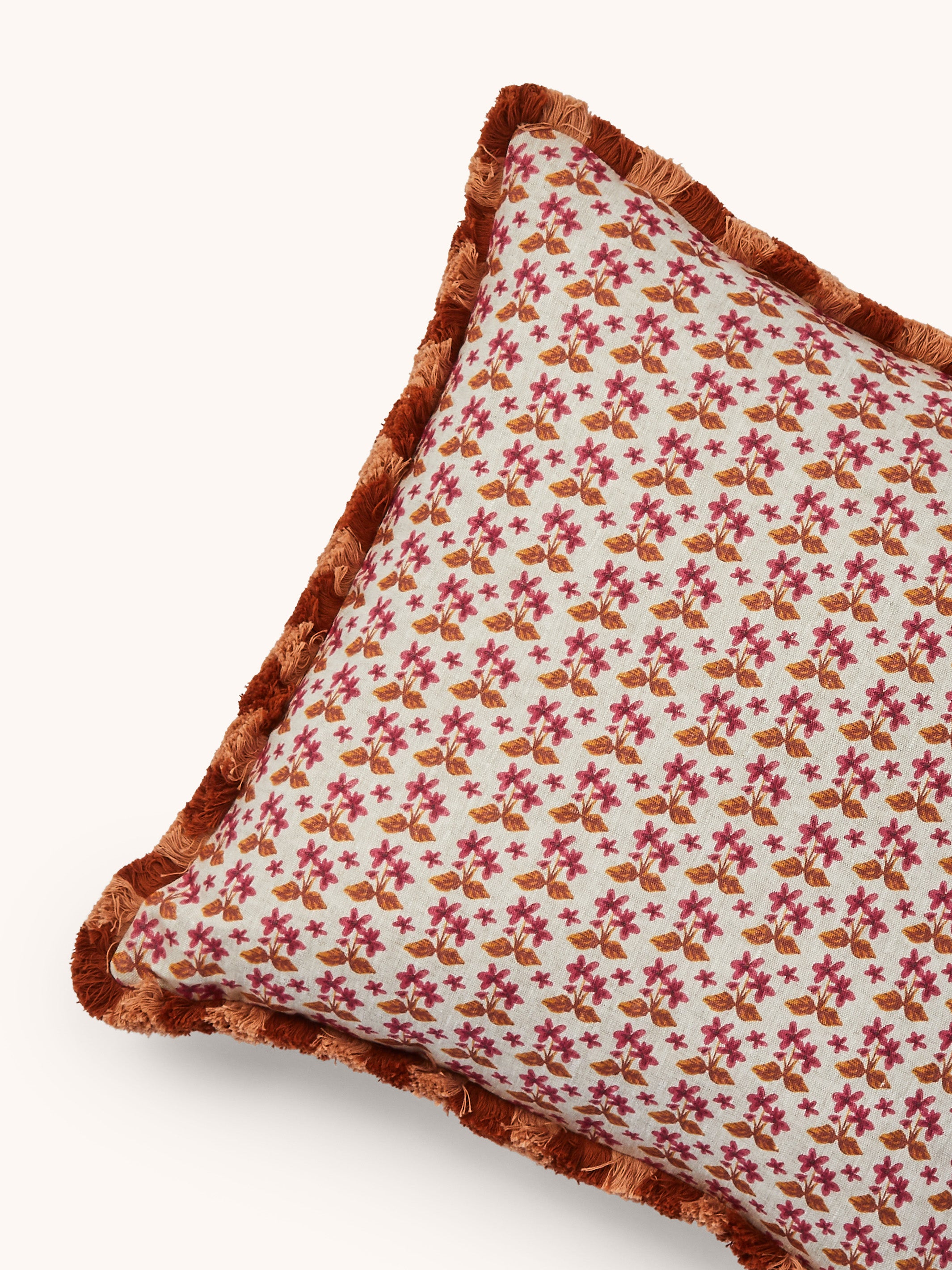Petit Madeline Pink Linen Cushion - Almost Perfect