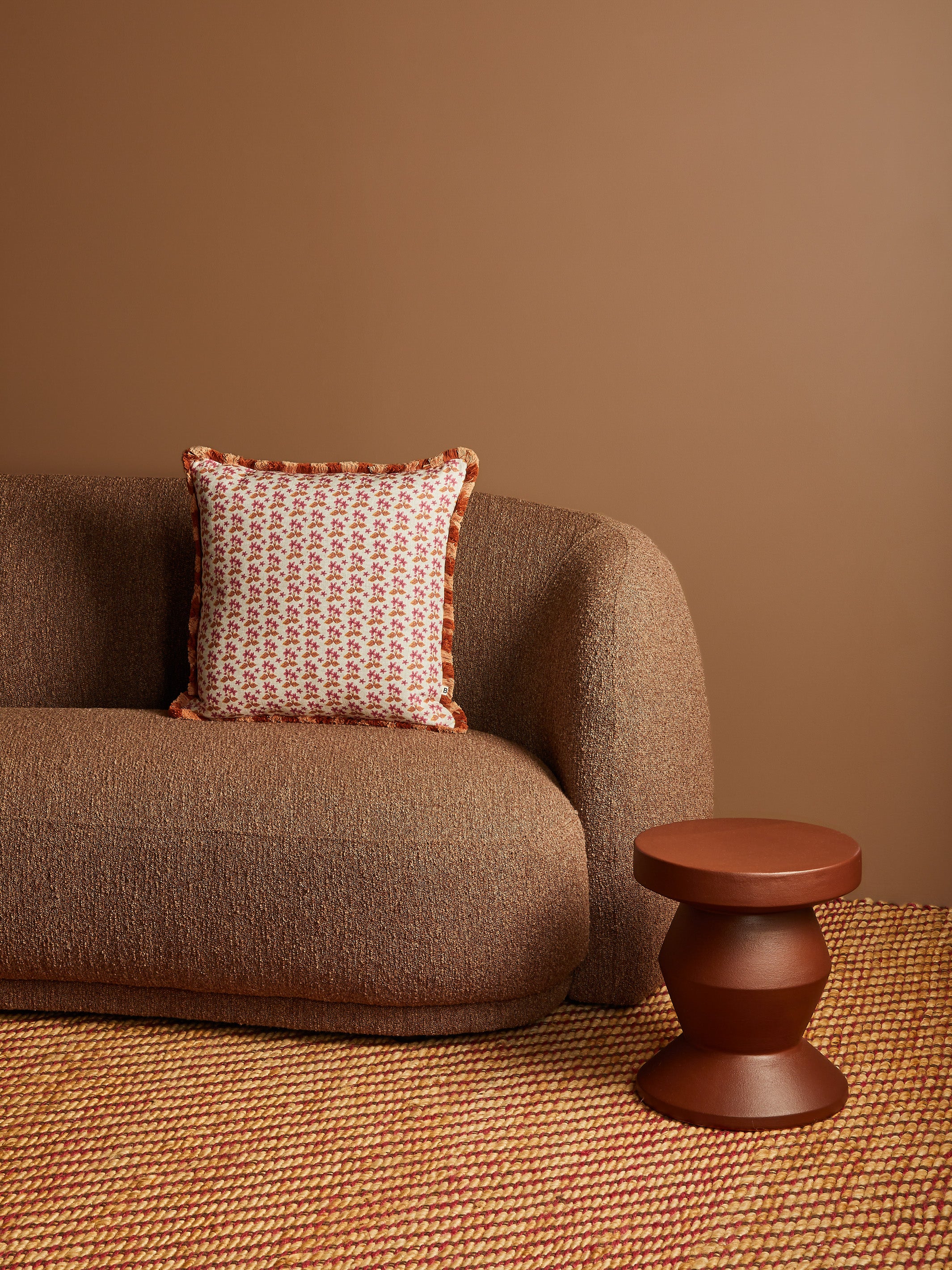 Petit Madeline Pink Linen Cushion - Almost Perfect