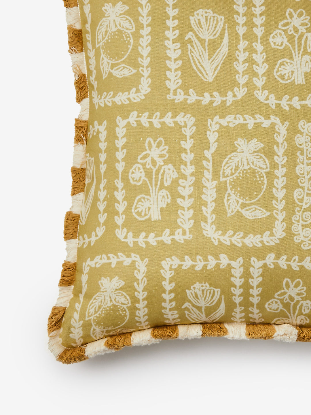 Petra Ecru Linen Cushion