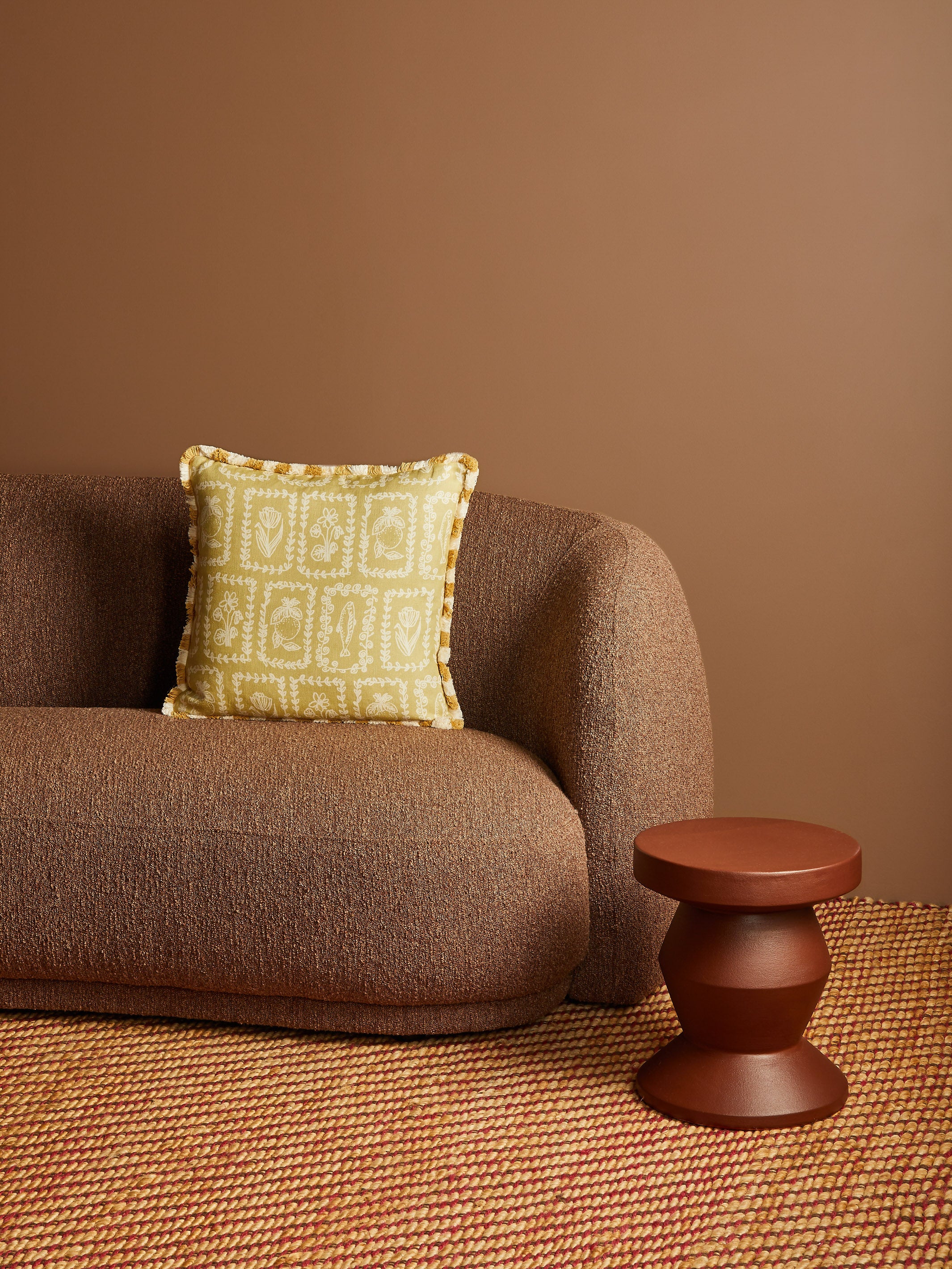 Petra Ecru Linen Cushion