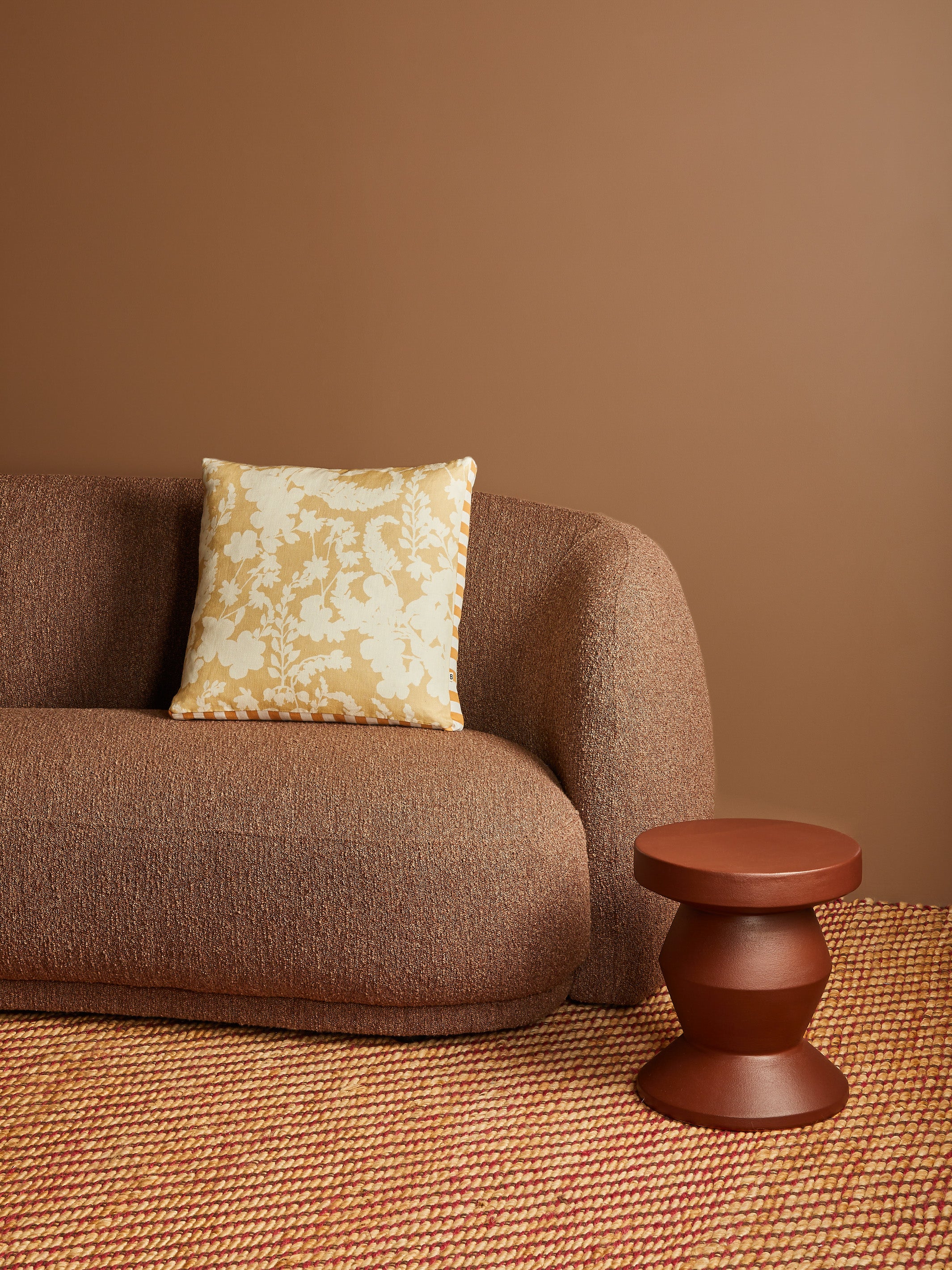 Petal Wheat Linen Cushion