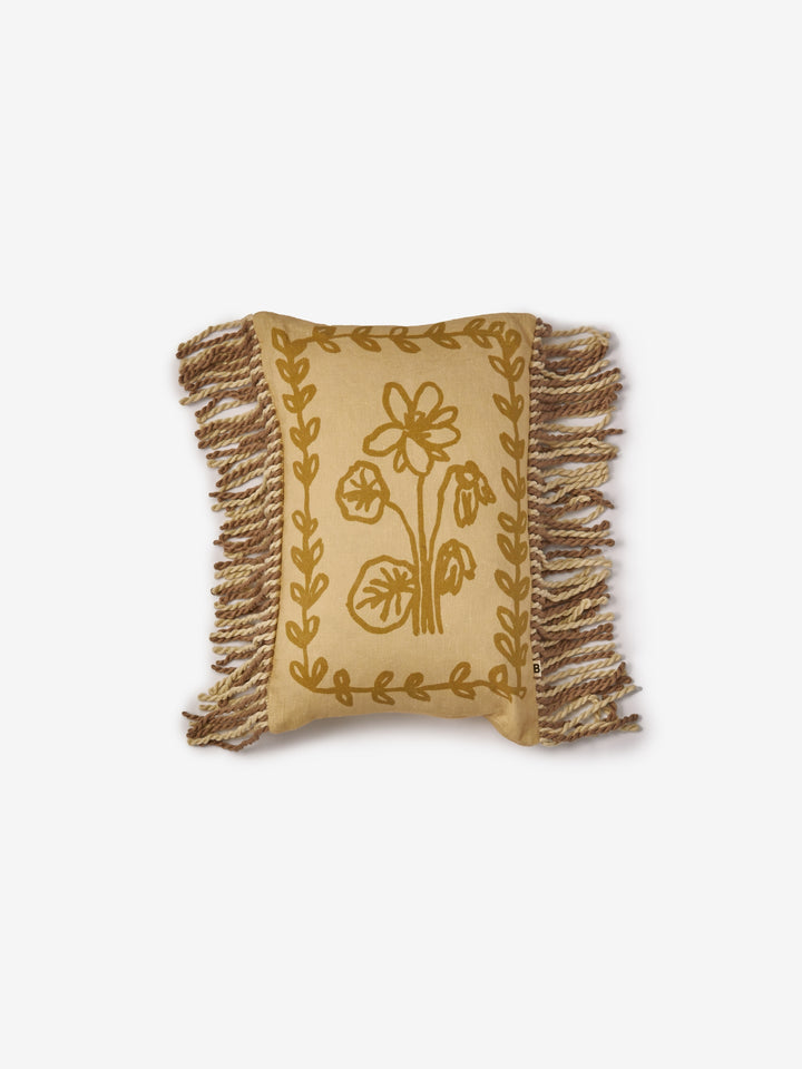 Petra Wheat Linen Cushion