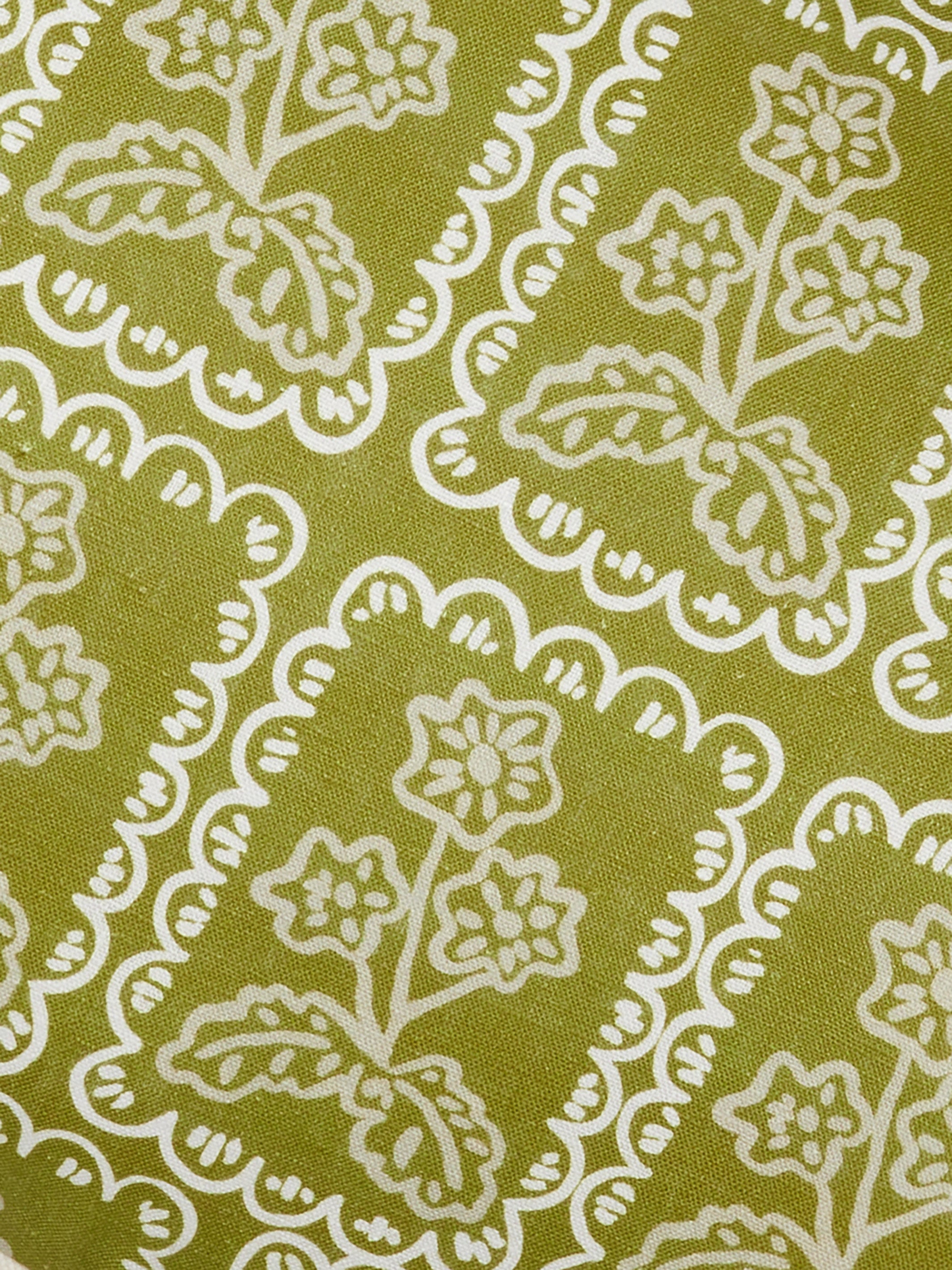 Martine Olive Linen Cushion