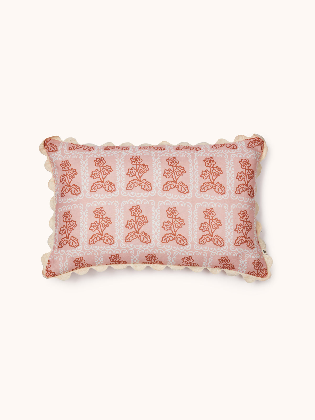 Martine Pink Linen Cushion