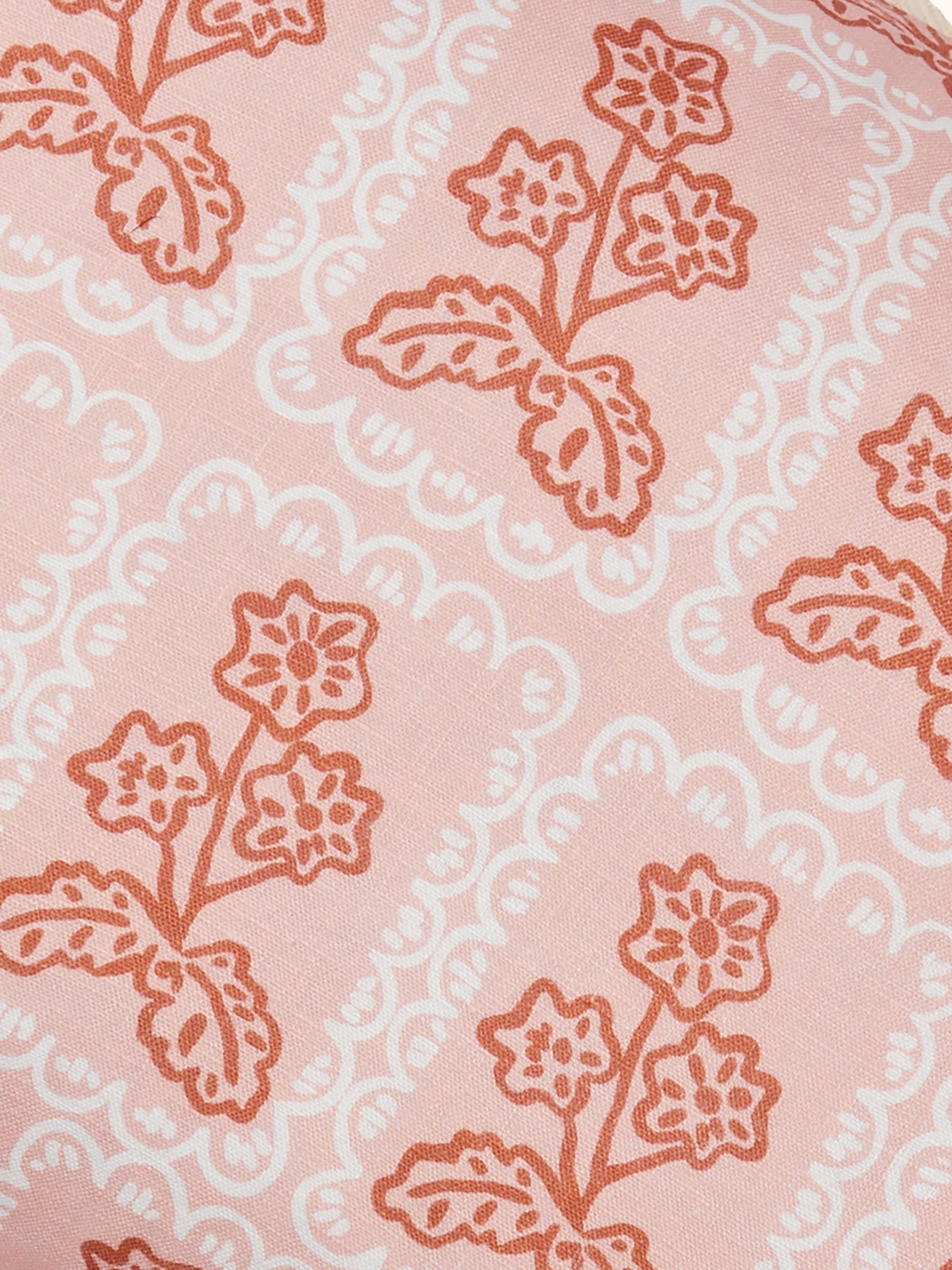Martine Pink Linen Cushion