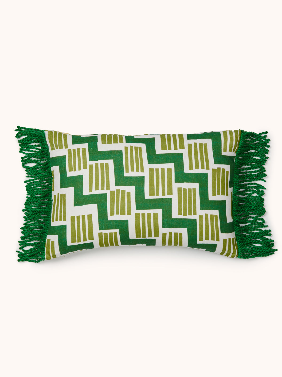 Rosemary Green Linen Cushion