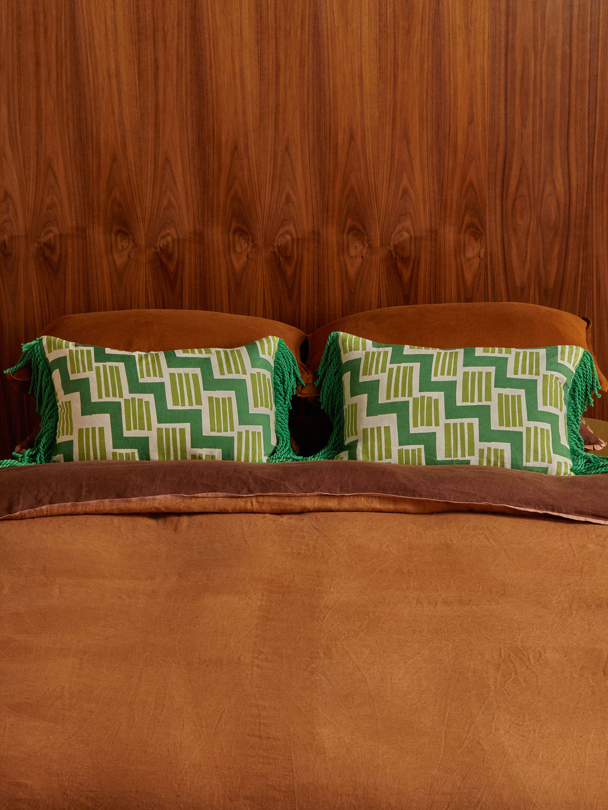 Rosemary Green Linen Cushion