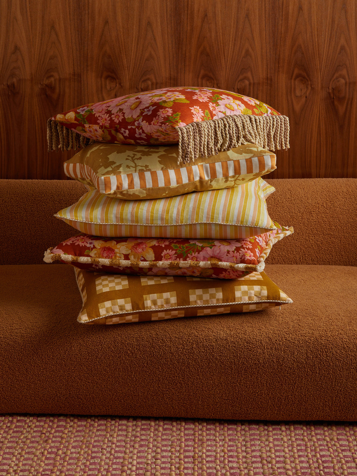 Meadowlands Wheat Linen Cushion