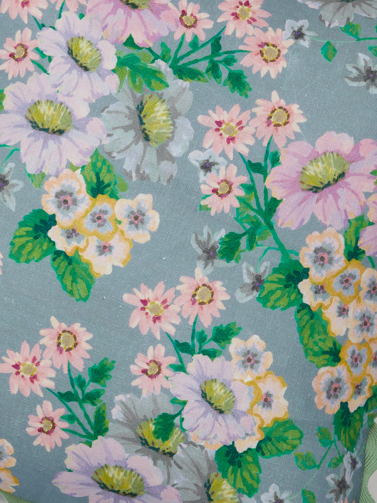 Buttercup Blue Linen Cushion