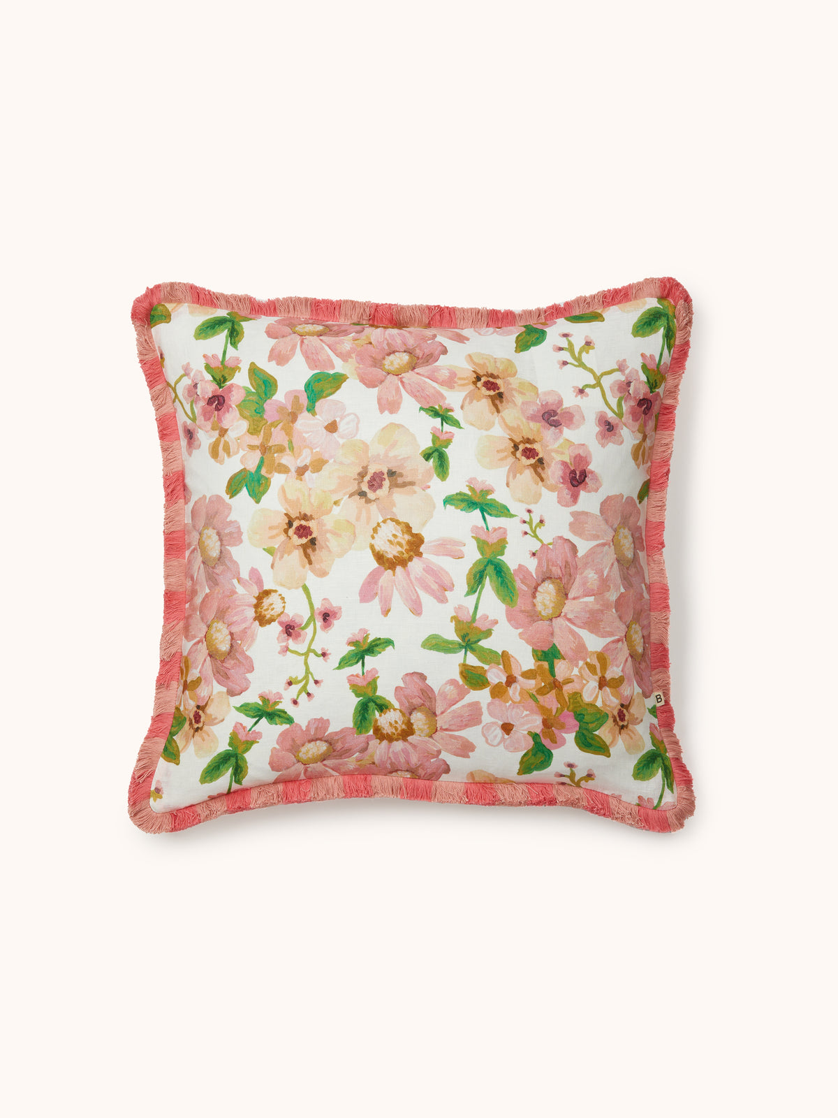 Prairie Pink Linen Cushion