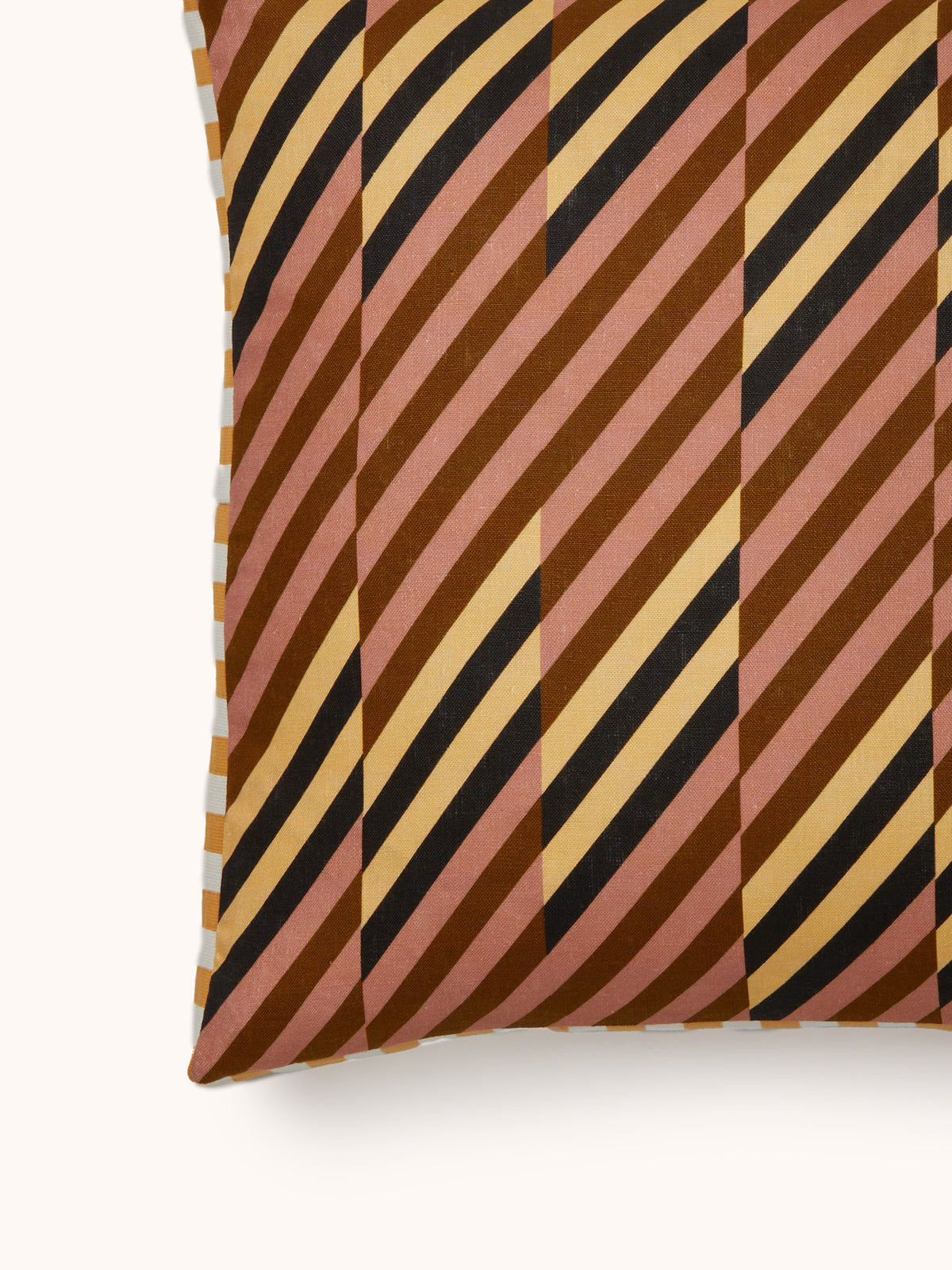 Horizon Tan Linen Cushion
