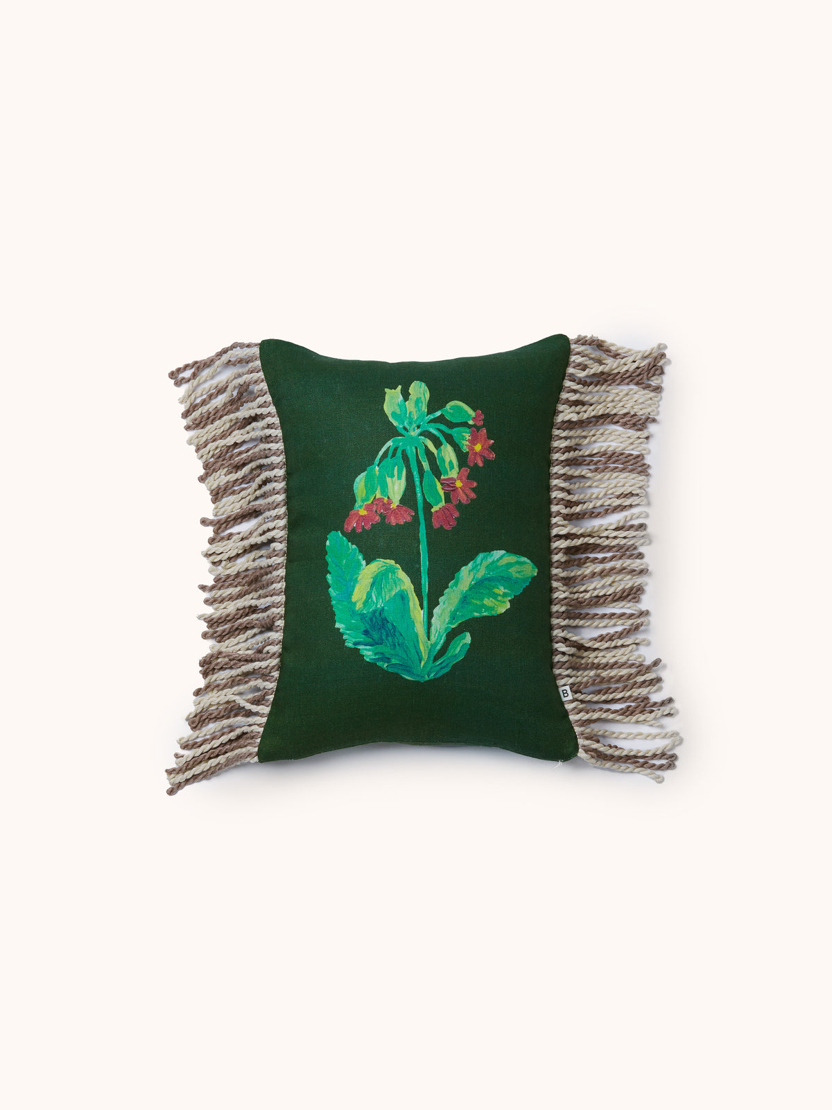 Lea Olive Linen Cushion
