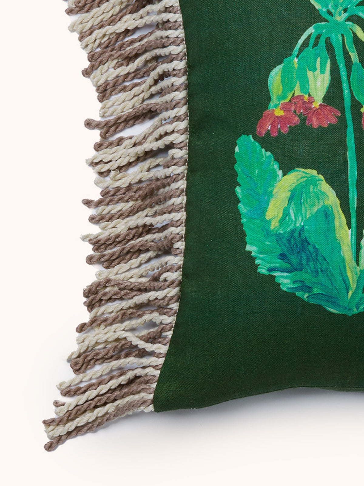 Lea Olive Linen Cushion