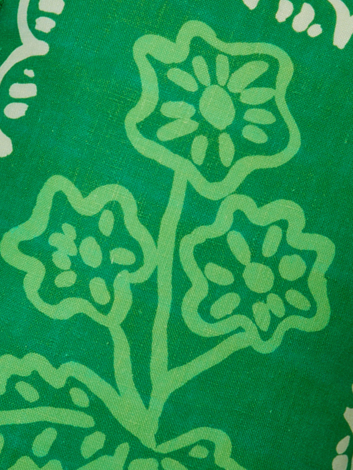 Martine Mini Green Linen Cushion