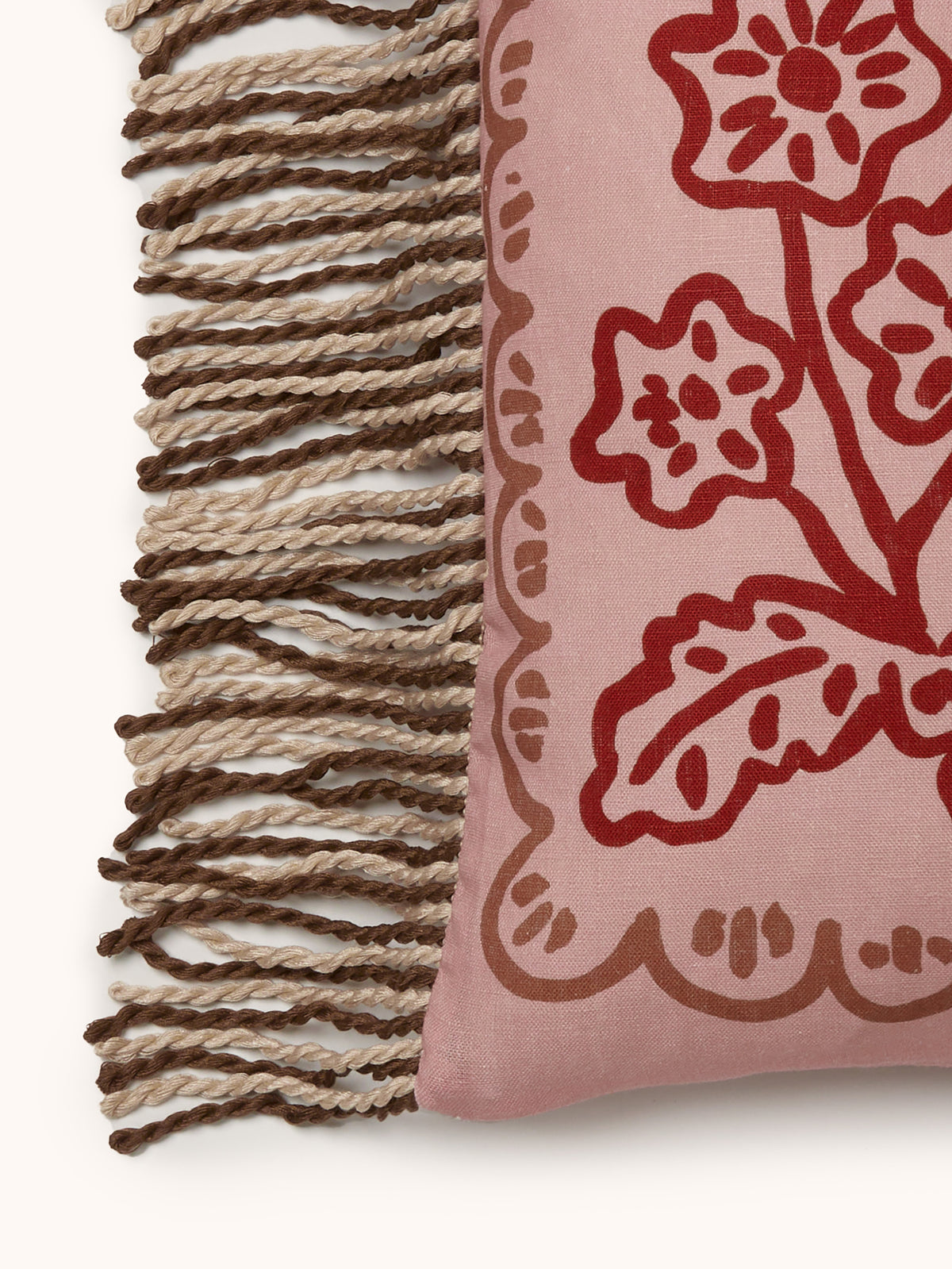 Martine Mini Buff Linen Cushion