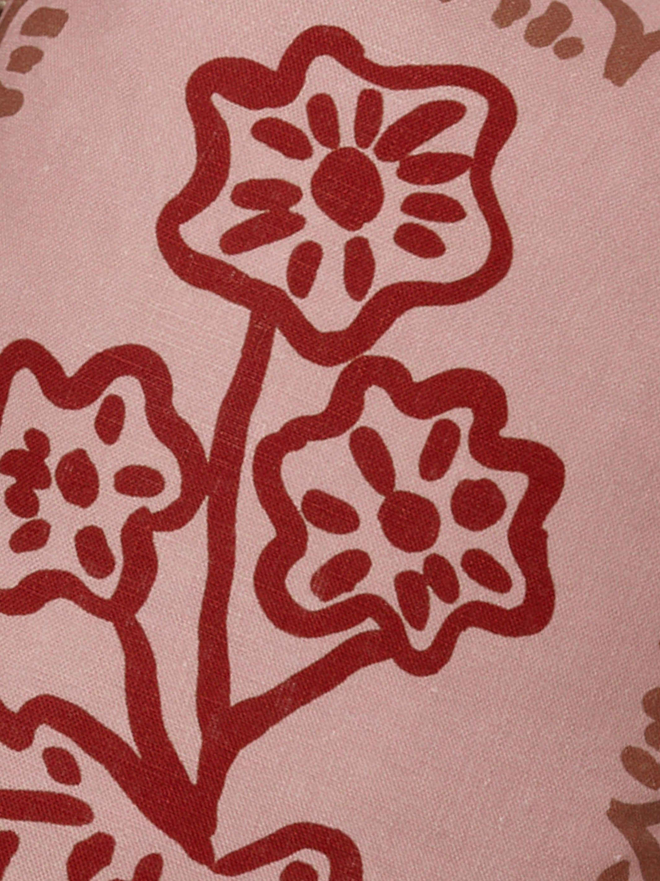 Martine Mini Buff Linen Cushion