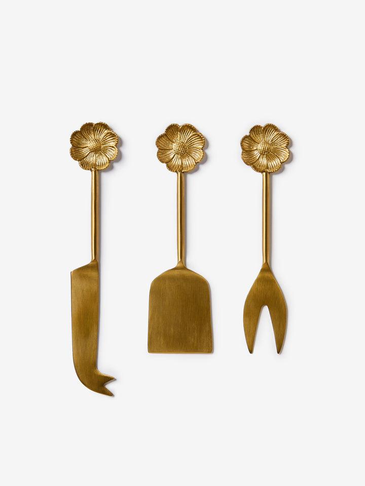 Wild Flower Cheese Knife Set