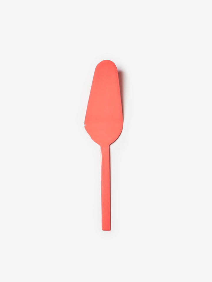 Enamel Candy Pink Cake Server