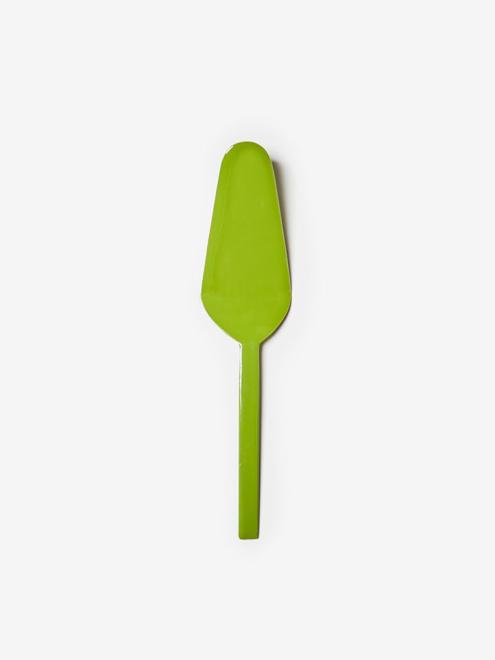 Enamel Sage Cake Server