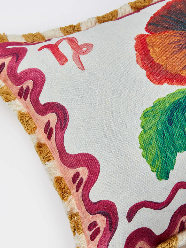 Capricorn Zodiac Linen Cushion