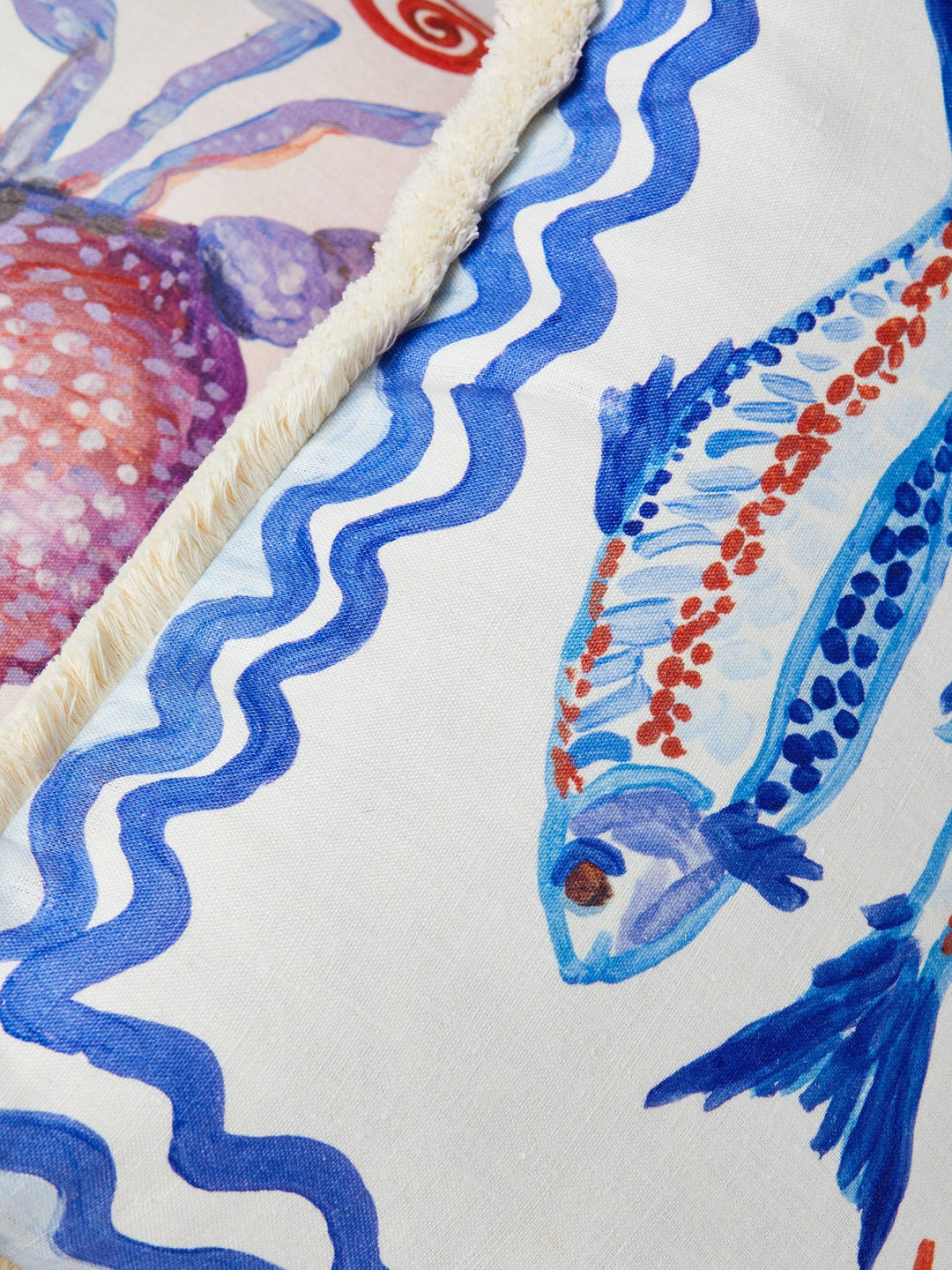 Pisces Zodiac Linen Cushion