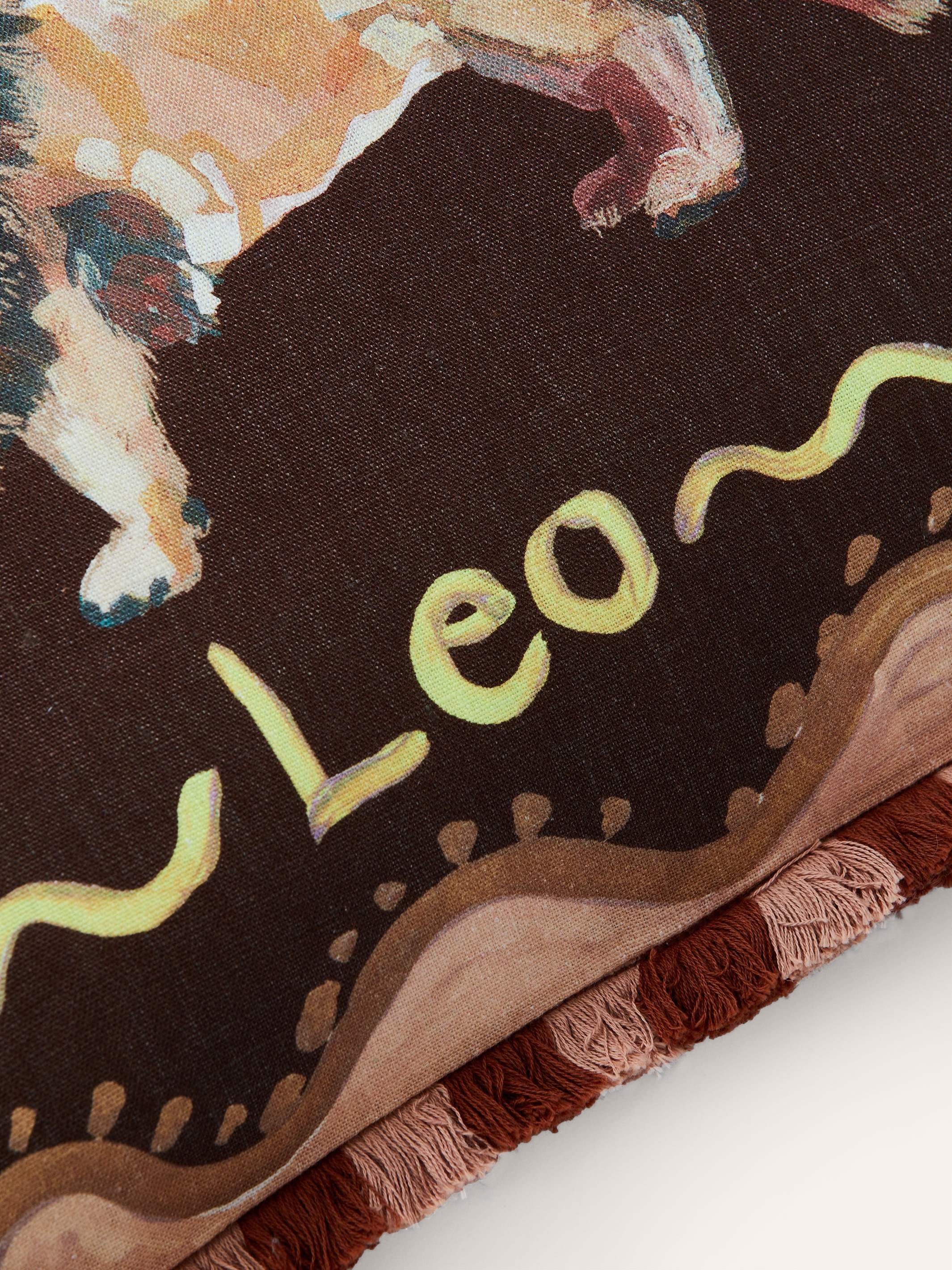 Leo Zodiac Linen Cushion - Almost Perfect