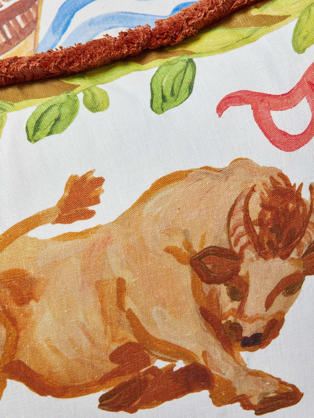 Taurus Zodiac Linen Cushion