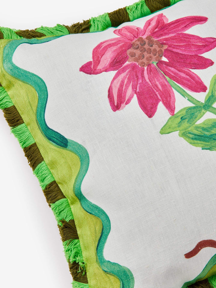 Gemini Zodiac Linen Cushion