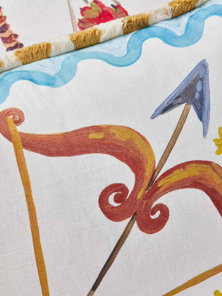 Sagittarius Zodiac Linen Cushion