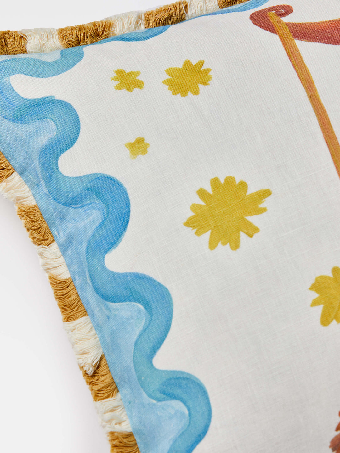 Sagittarius Zodiac Linen Cushion