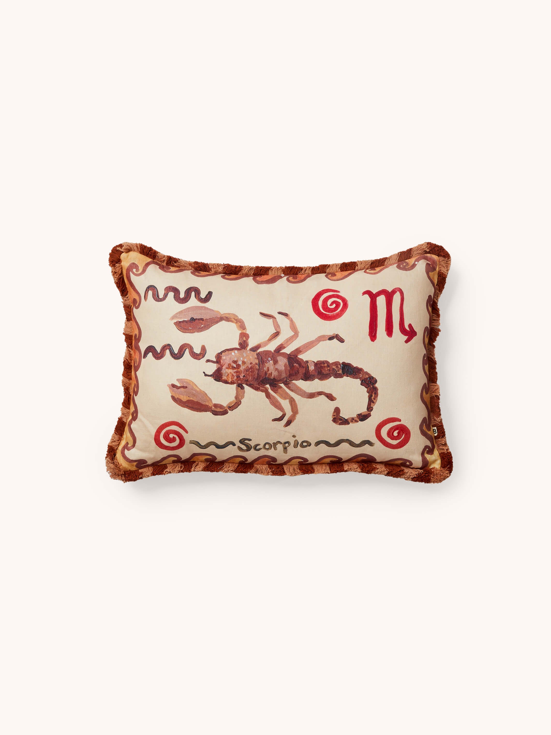 Scorpio Zodiac Linen Cushion