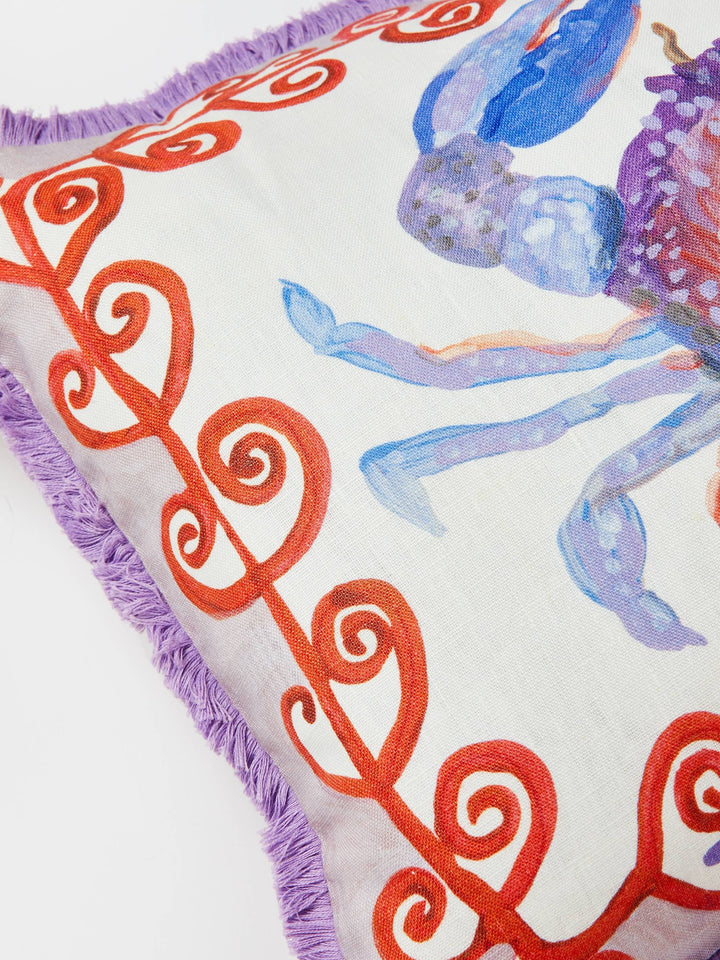 Cancer Zodiac Linen Cushion