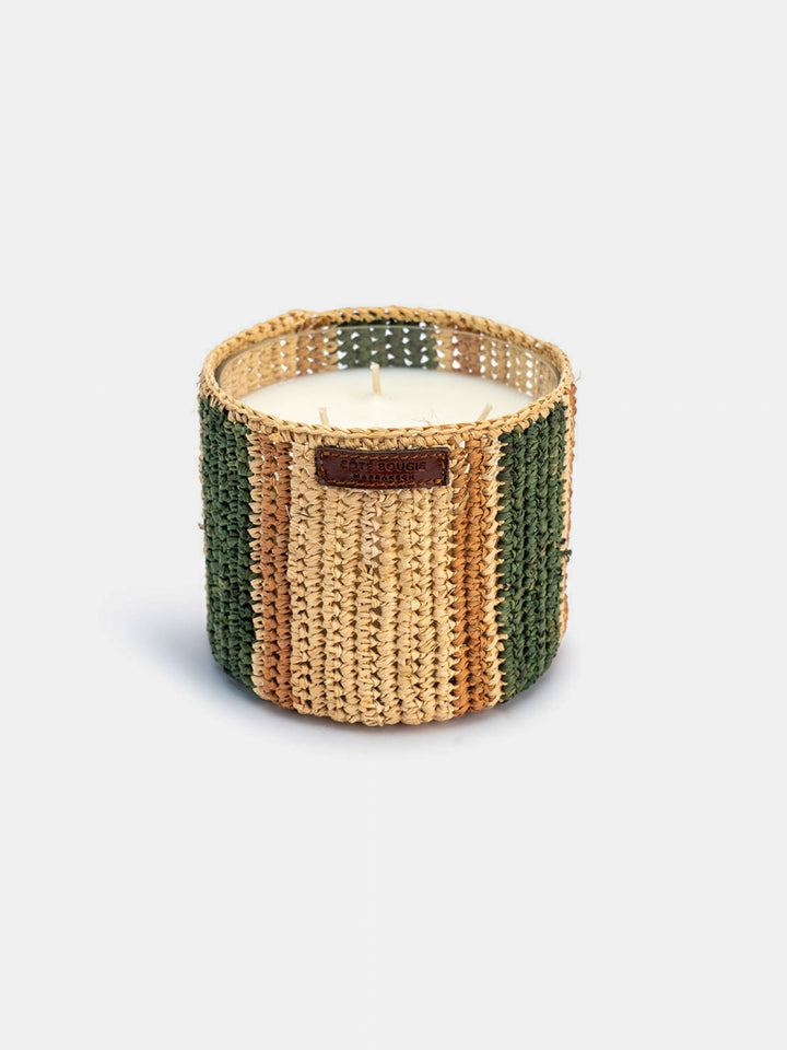Raffia Maya Mint & Tea Scented Candle