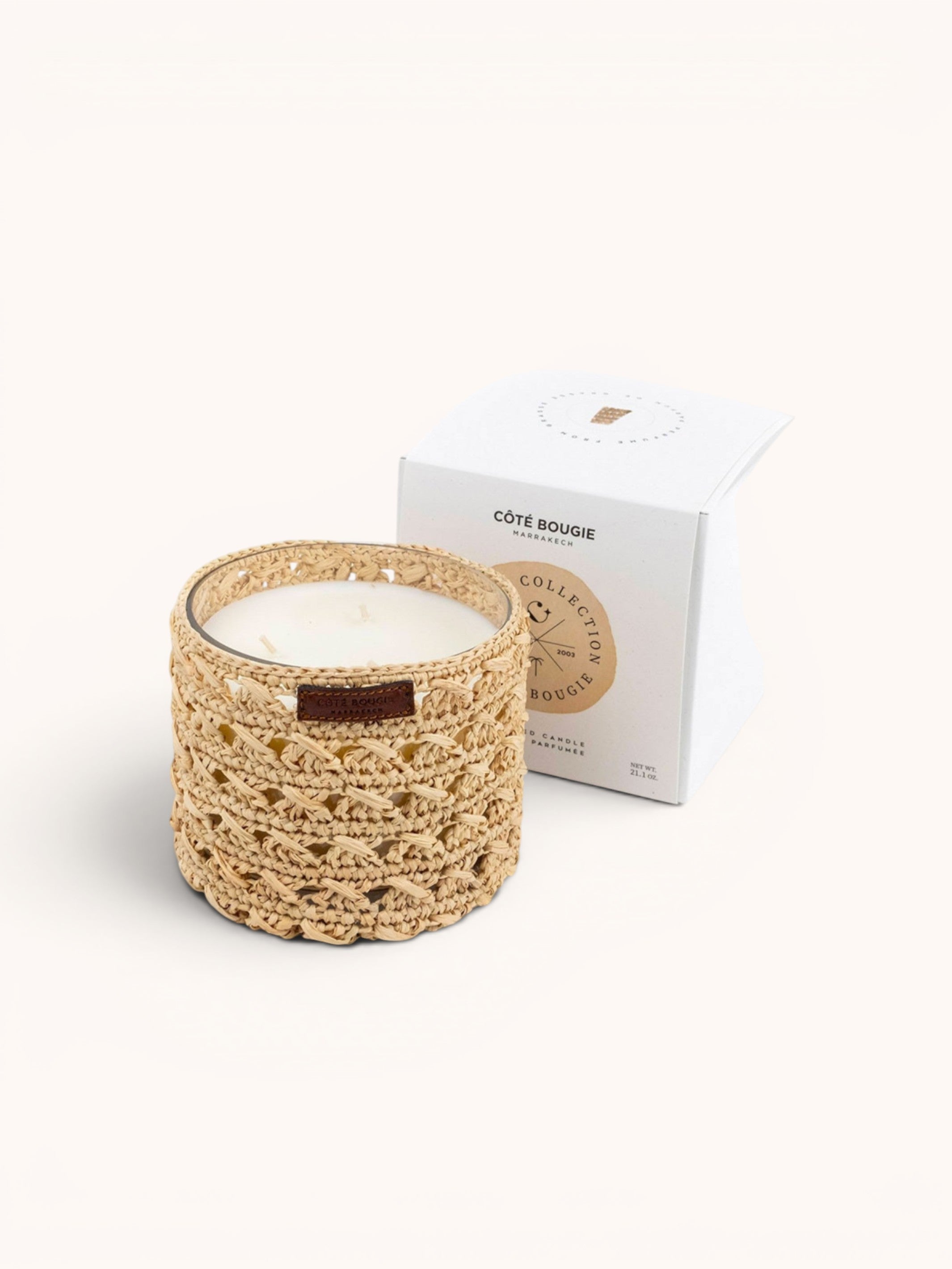 Raffia Zina Oriental Scented Candle